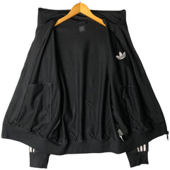 00'S adidas Originals Jersey Track Jacket Men's Size L polyester black type Vintage Second Hand