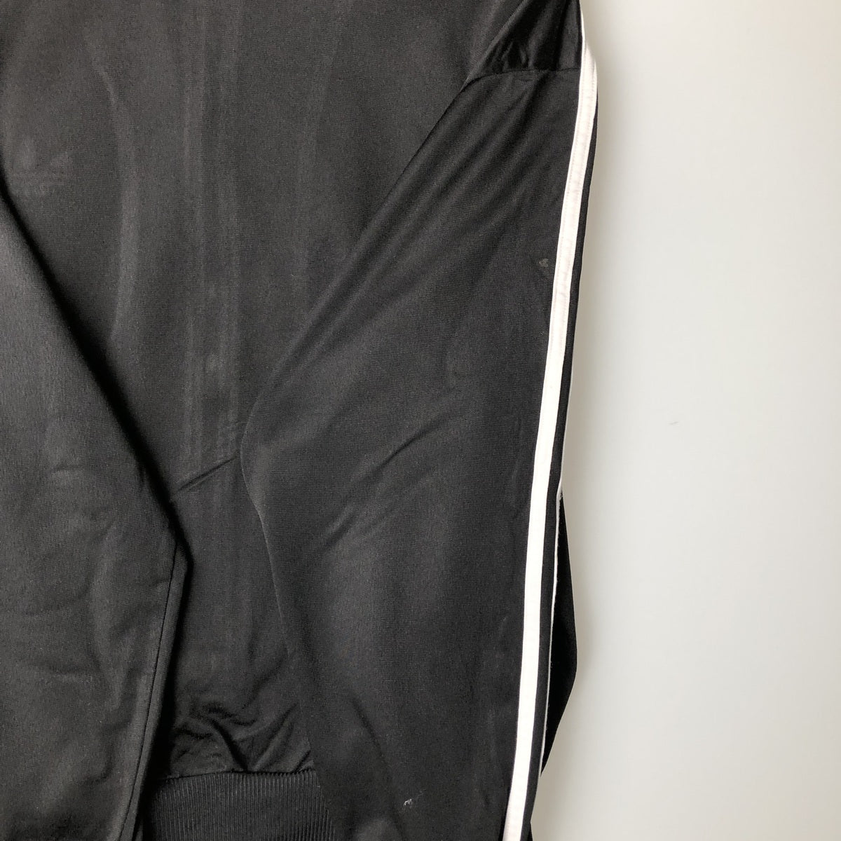 00'S adidas Originals Jersey Track Jacket Men's Size L polyester black type Vintage Second Hand