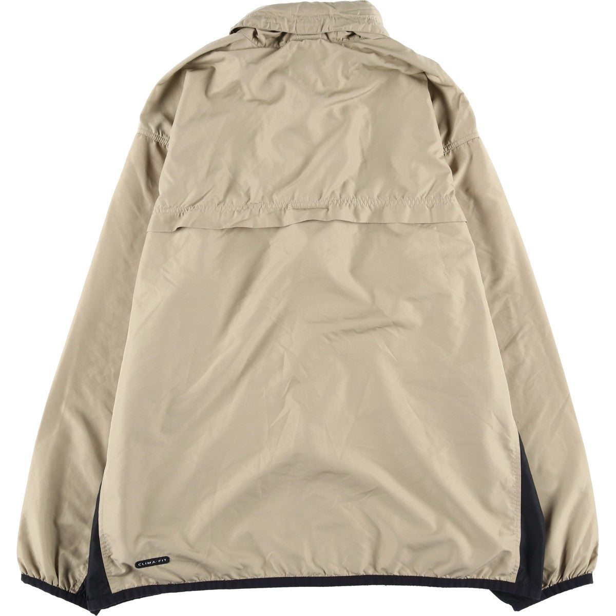 00'S Nike CLIMA-FIT Windbreaker Men's XL polyester Beige type Vintage Second Hand