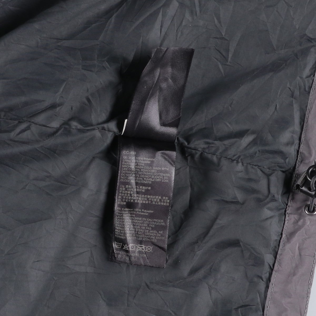 00'S Marmot Mountain Parka Shell Jacket Men's L size polyester gray type Vintage Second Hand