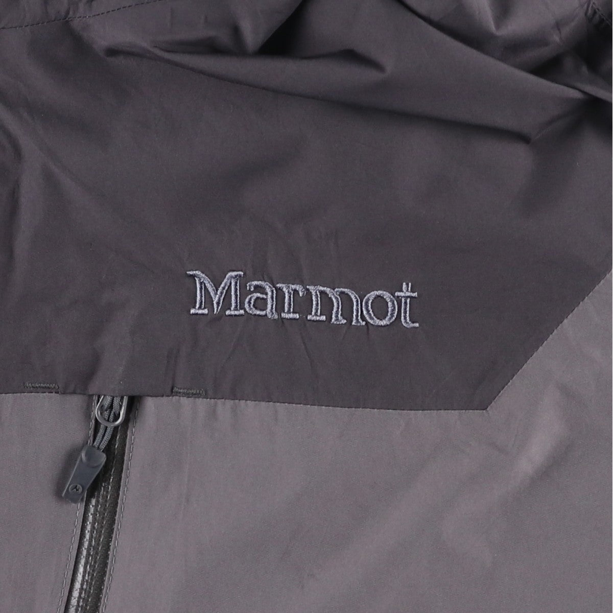 00'S Marmot Mountain Parka Shell Jacket Men's L size polyester gray type Vintage Second Hand