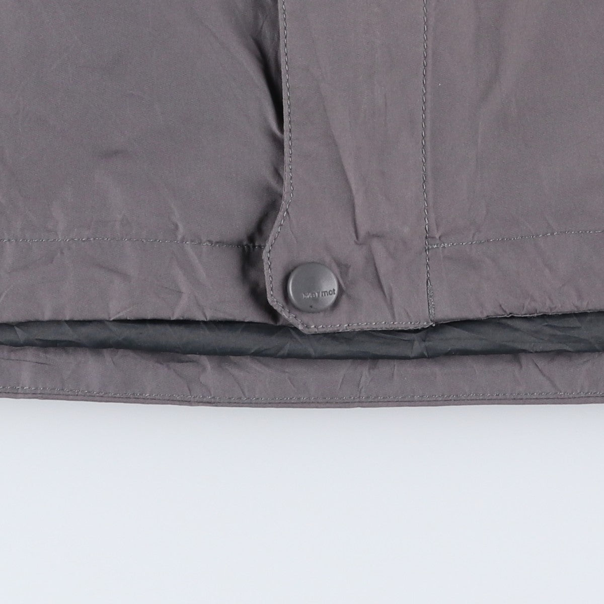 00'S Marmot Mountain Parka Shell Jacket Men's L size polyester gray type Vintage Second Hand
