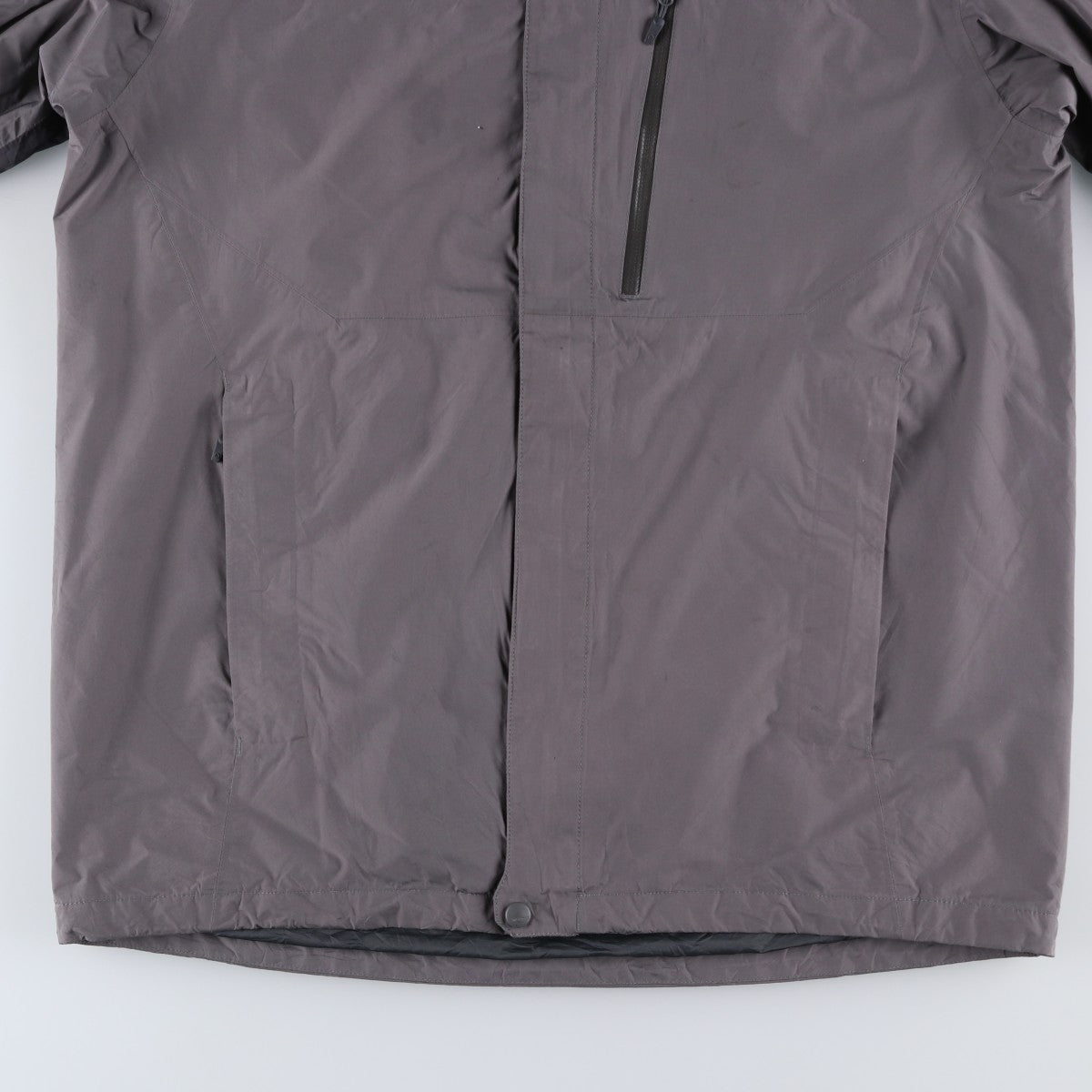 00'S Marmot Mountain Parka Shell Jacket Men's L size polyester gray type Vintage Second Hand
