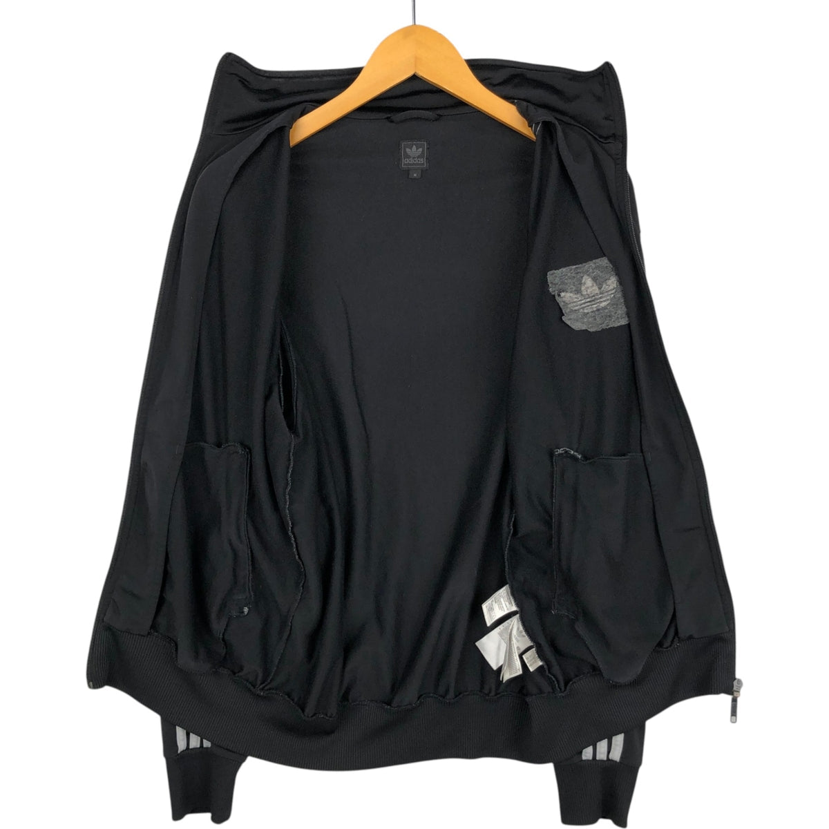 00'S adidas Originals Jersey Track Jacket Men's M polyester black type Vintage Second Hand