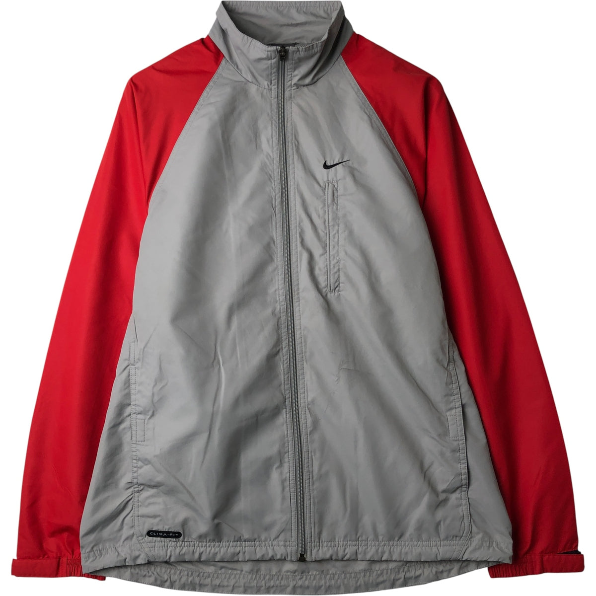 00'S Nike CLIMA-FIT Windbreaker Men's XL polyester gray type Vintage Second Hand