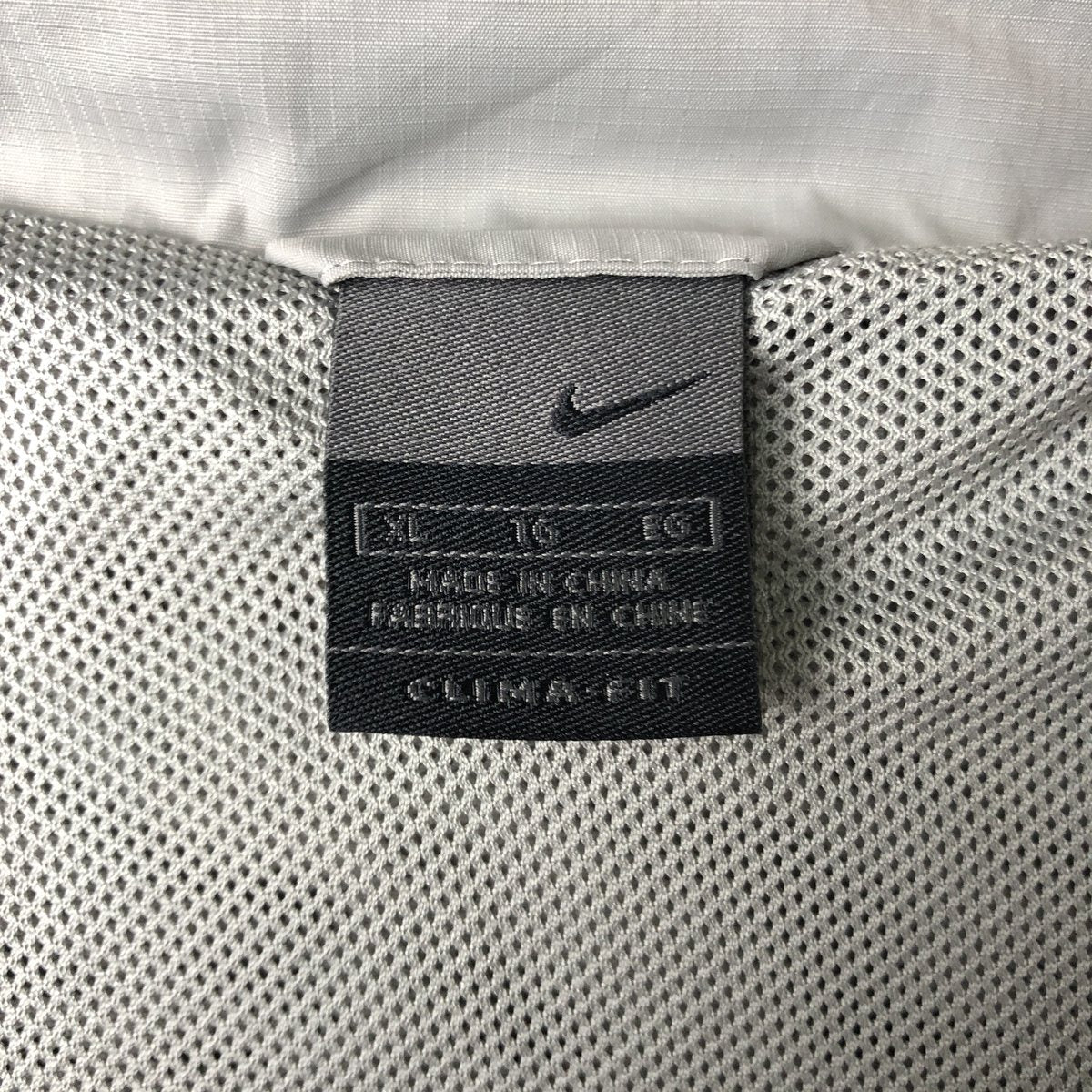 00'S Nike CLIMA-FIT Windbreaker Men's XL polyester gray type Vintage Second Hand