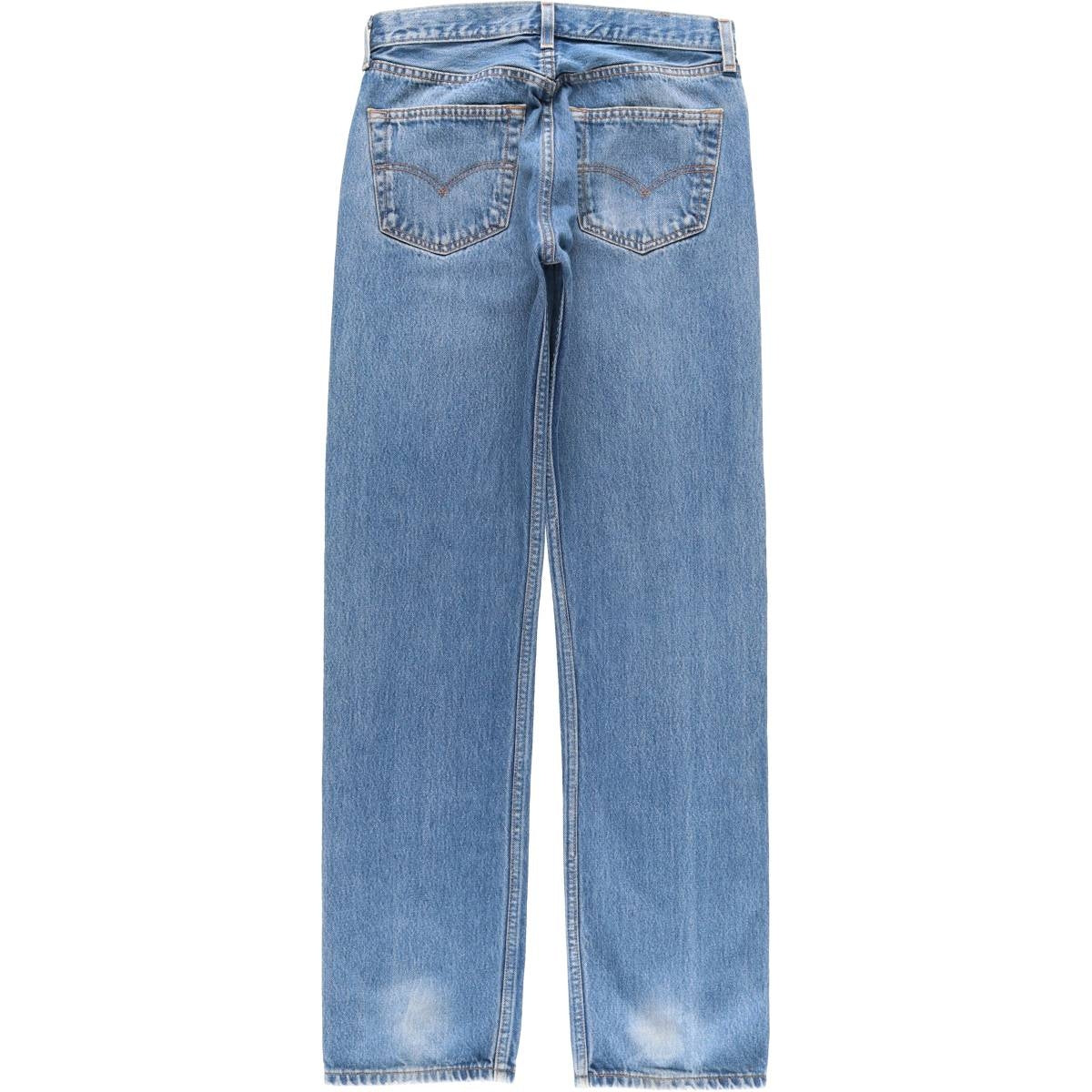 00'S Levi's 501 straight denim pants for men, W30 equivalent cotton blue type Vintage Second Hand