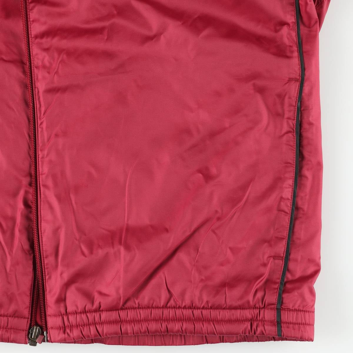 00'S Adidas nylon jacket, men's size L Nylon red type Vintage Second Hand