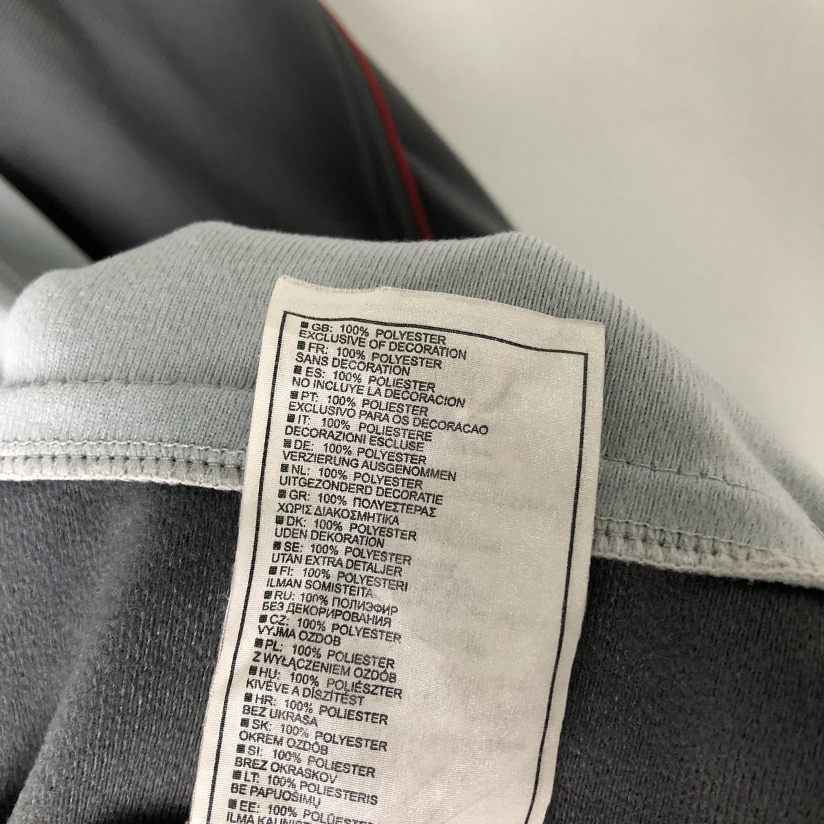 00'S Nike Jersey Track Jacket Men's L size polyester gray type Vintage Second Hand