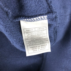 00'S Nike NIKE TEAM College Sweatshirt Trainer Men's L size cotton navy blue type Vintage Second Hand