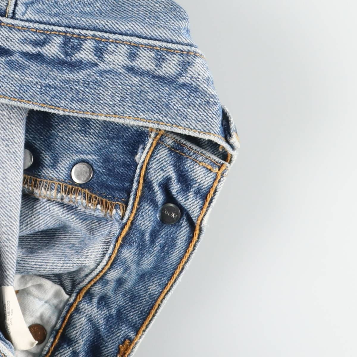 00'S Levi's 501 straight denim pants for men, W30 equivalent cotton blue type Vintage Second Hand