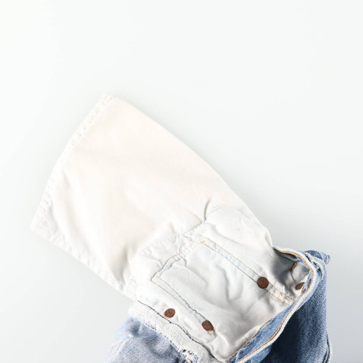 00'S Levi's 501 straight denim pants for men, W30 equivalent cotton blue type Vintage Second Hand