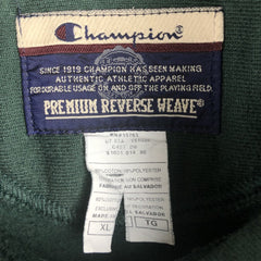 00'S Champion PREMIUM REVERSE WEAVE Premium Reverse Weave Sweat Pullover Hoodie Men's XL cotton Green type dark green Vintage Second Hand