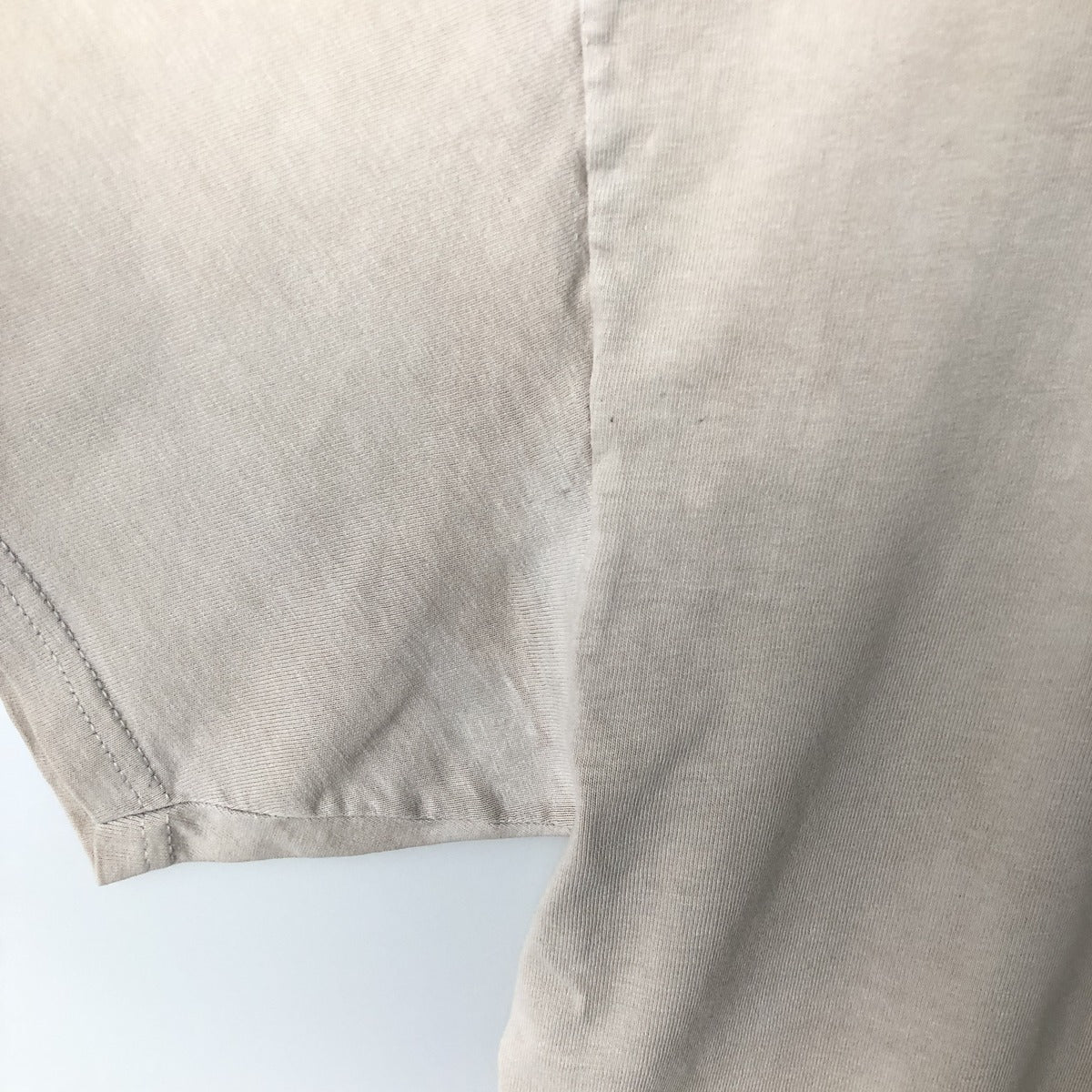 00'S Harley-Davidson Motorcycle Bike T-shirt Men's L size unclear Beige type Vintage Second Hand