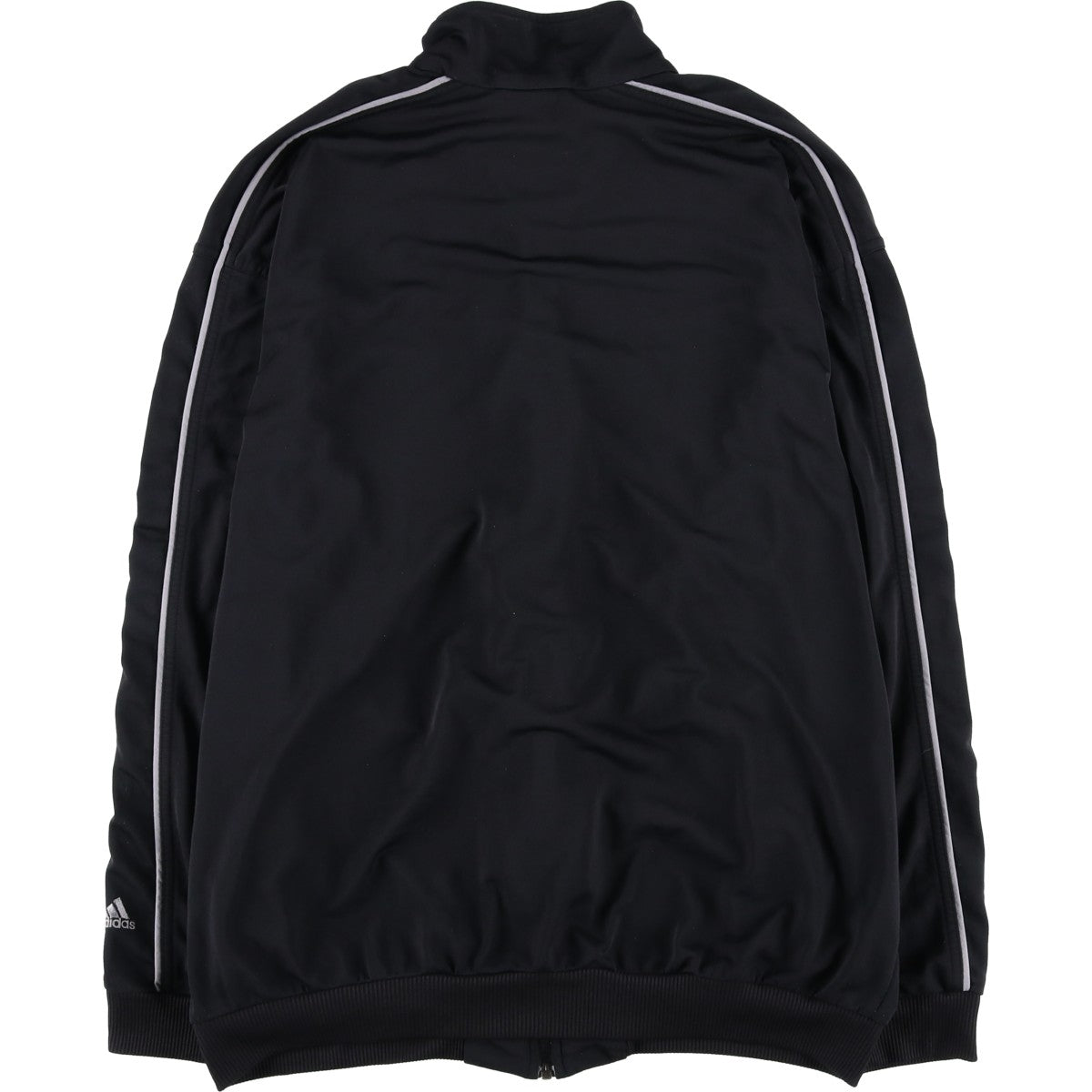 00'S adidas jersey track jacket, men's size L polyester black type Vintage Second Hand