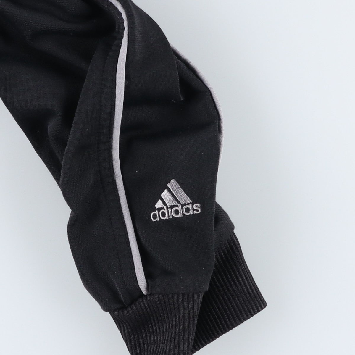 00'S adidas jersey track jacket, men's size L polyester black type Vintage Second Hand