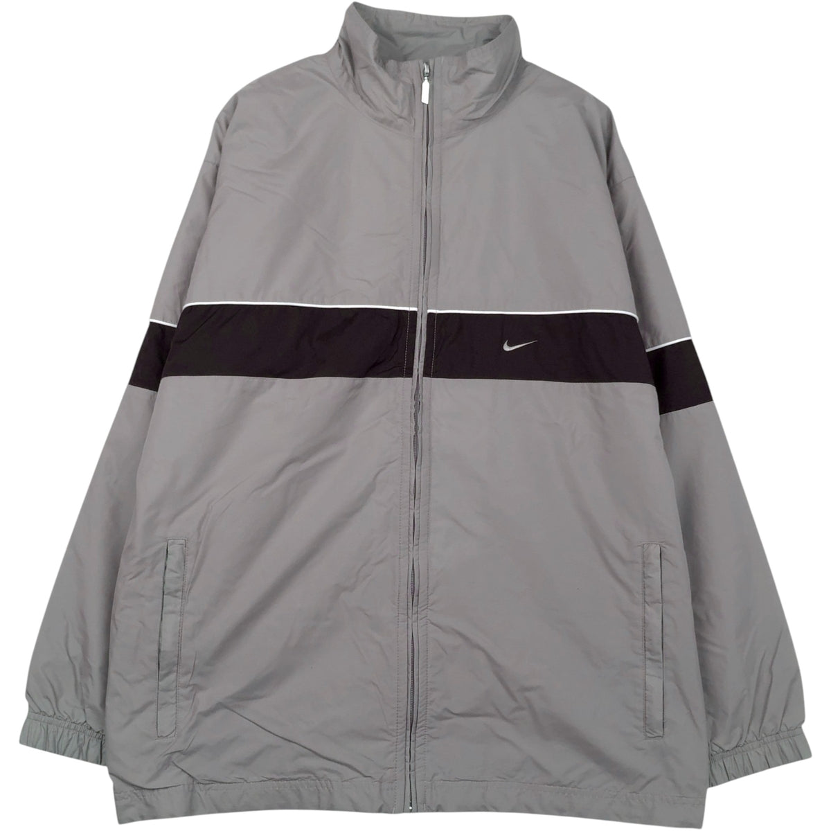00'S Nike Nylon Jacket Men's XL Nylon gray type Vintage Second Hand