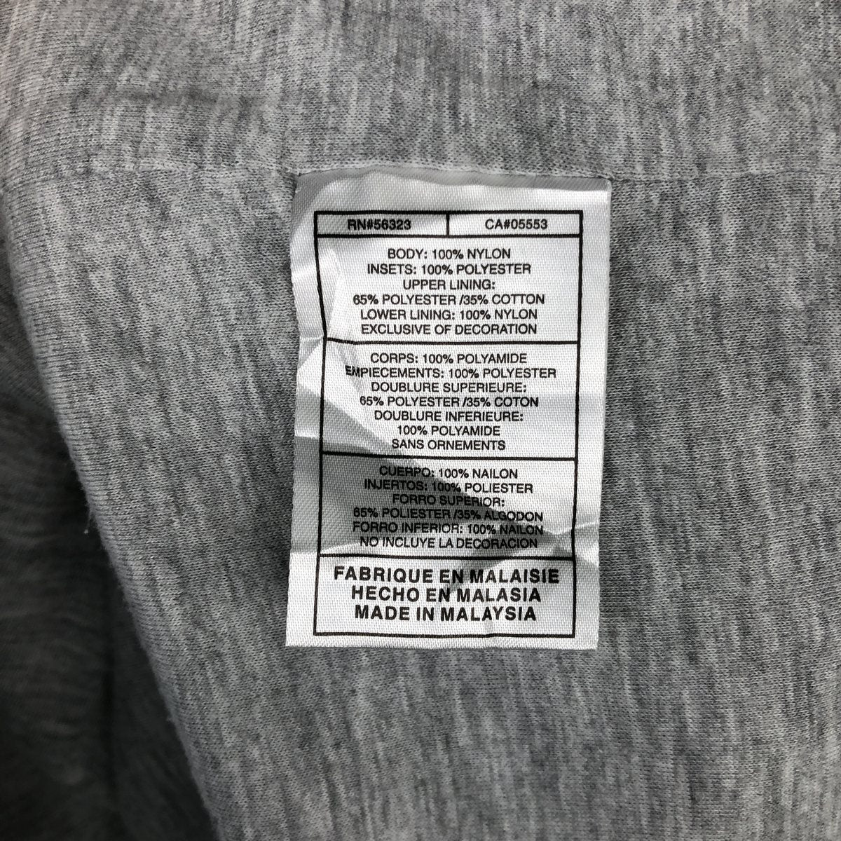 00'S Nike Nylon Jacket Men's XL Nylon gray type Vintage Second Hand