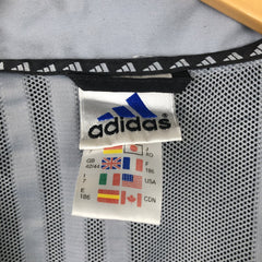 00'S adidas windbreaker men's XXL size polyester black type Vintage Second Hand