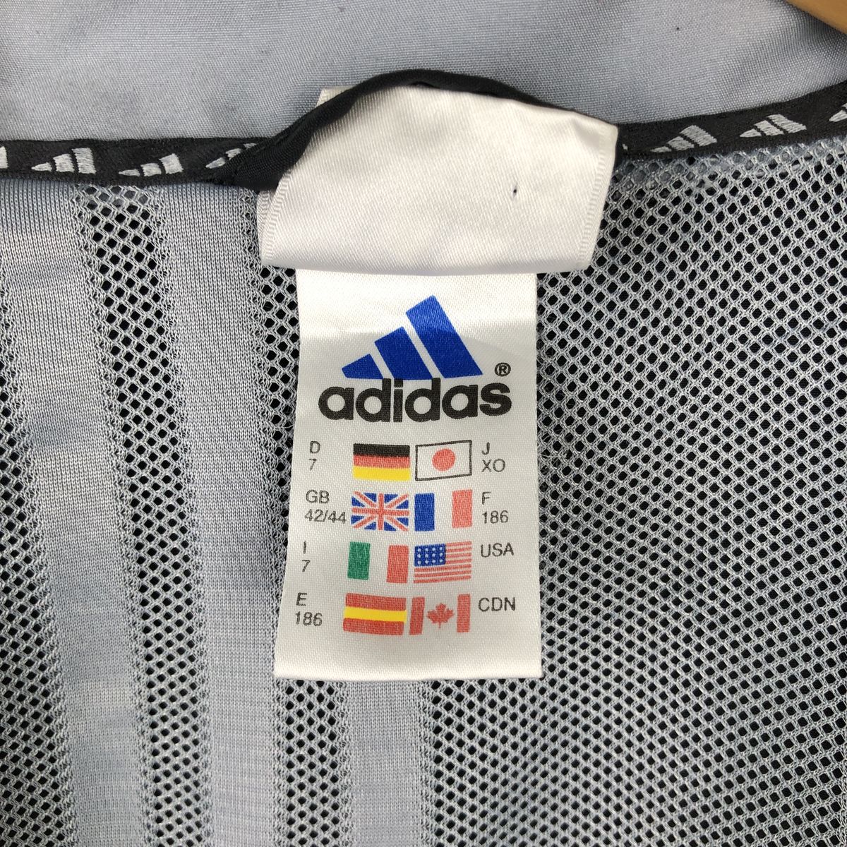 00'S adidas windbreaker men's XXL size polyester black type Vintage Second Hand