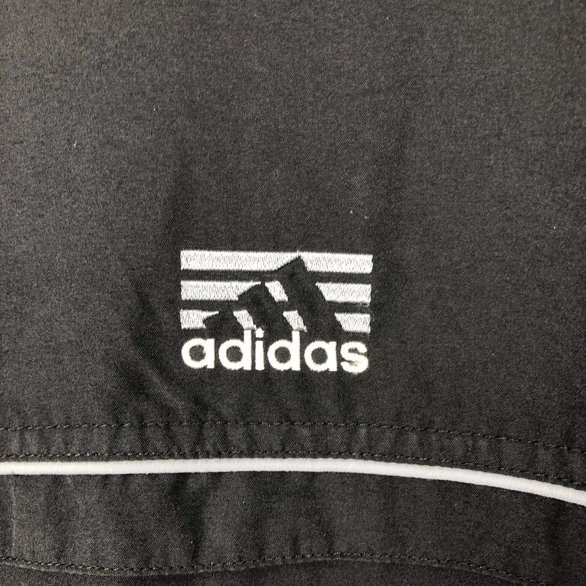 00'S adidas windbreaker men's XXL size polyester black type Vintage Second Hand