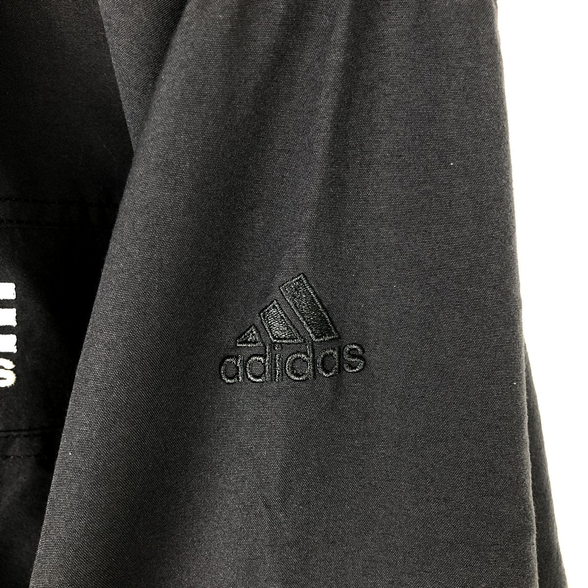 00'S adidas windbreaker men's XXL size polyester black type Vintage Second Hand
