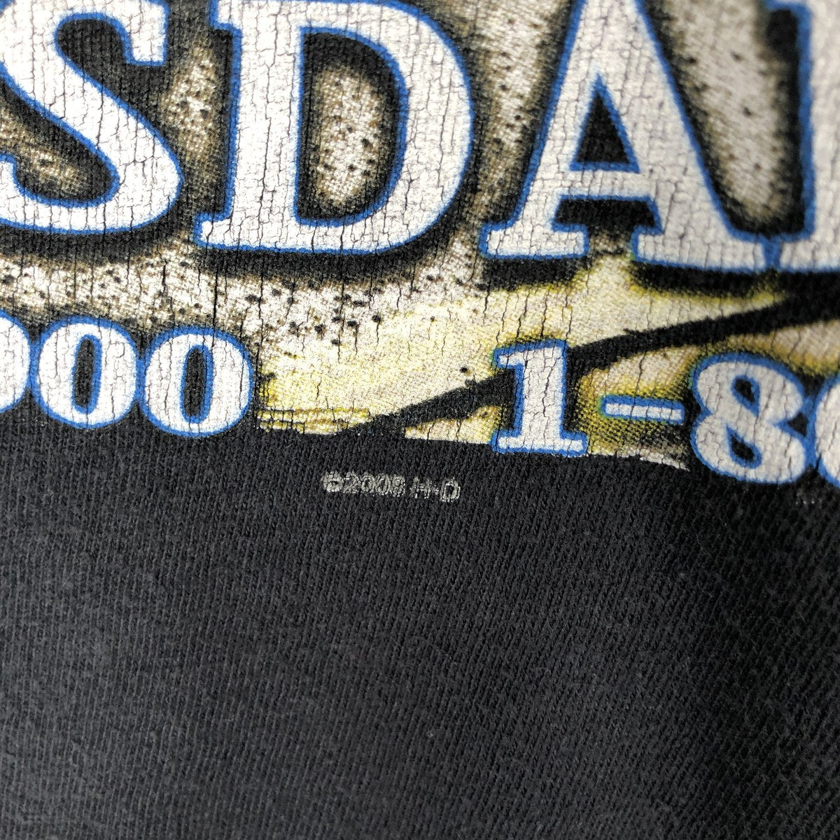 00'S Harley-Davidson Motorcycle Bike T-shirt Men's XL size cotton black type Vintage Second Hand