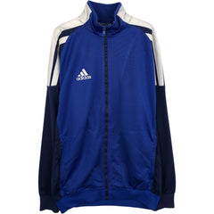 00'S adidas jersey track jacket, men's size L unclear blue type Vintage Second Hand