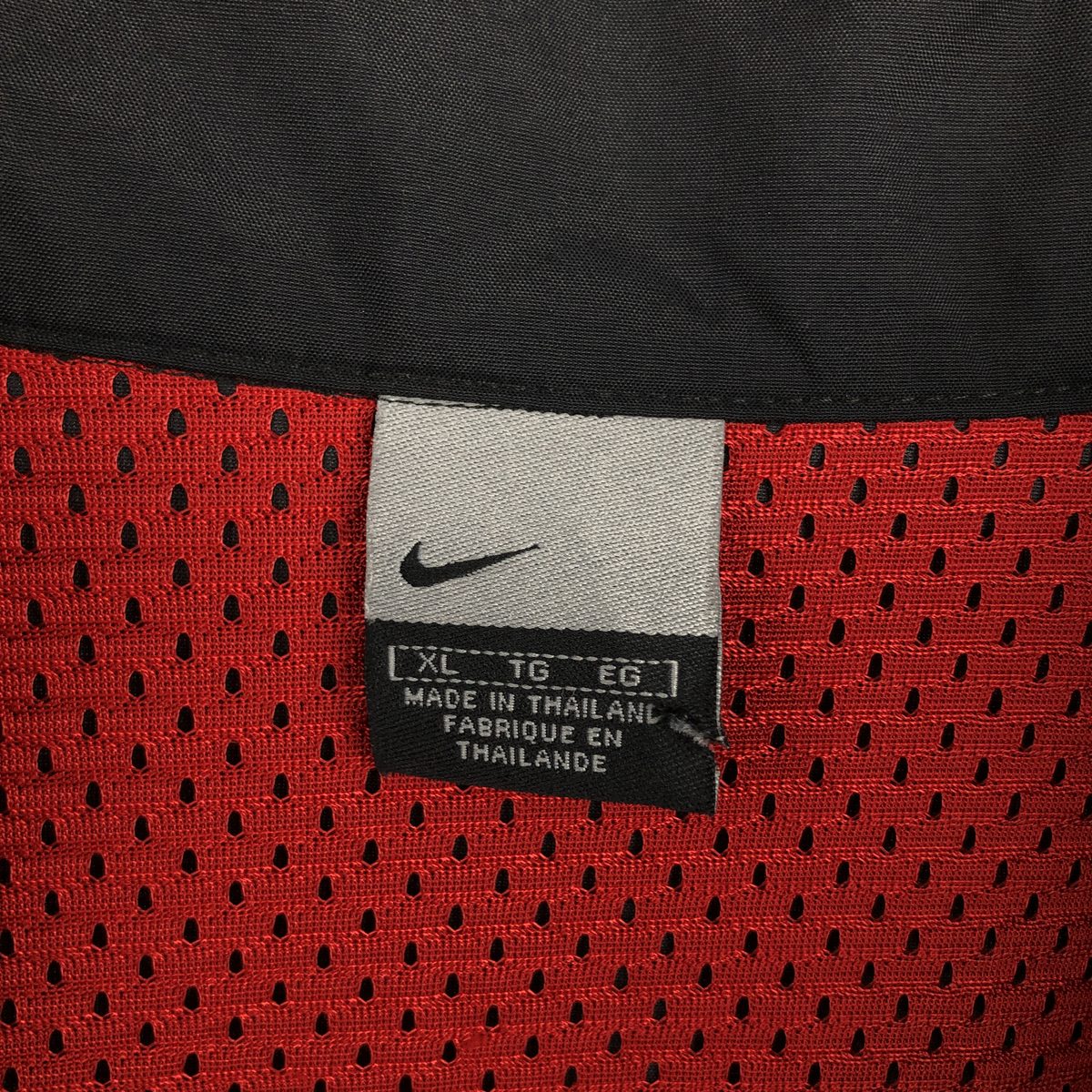 00'S Nike Anorak Jacket Men's XL Nylon black type Vintage Second Hand
