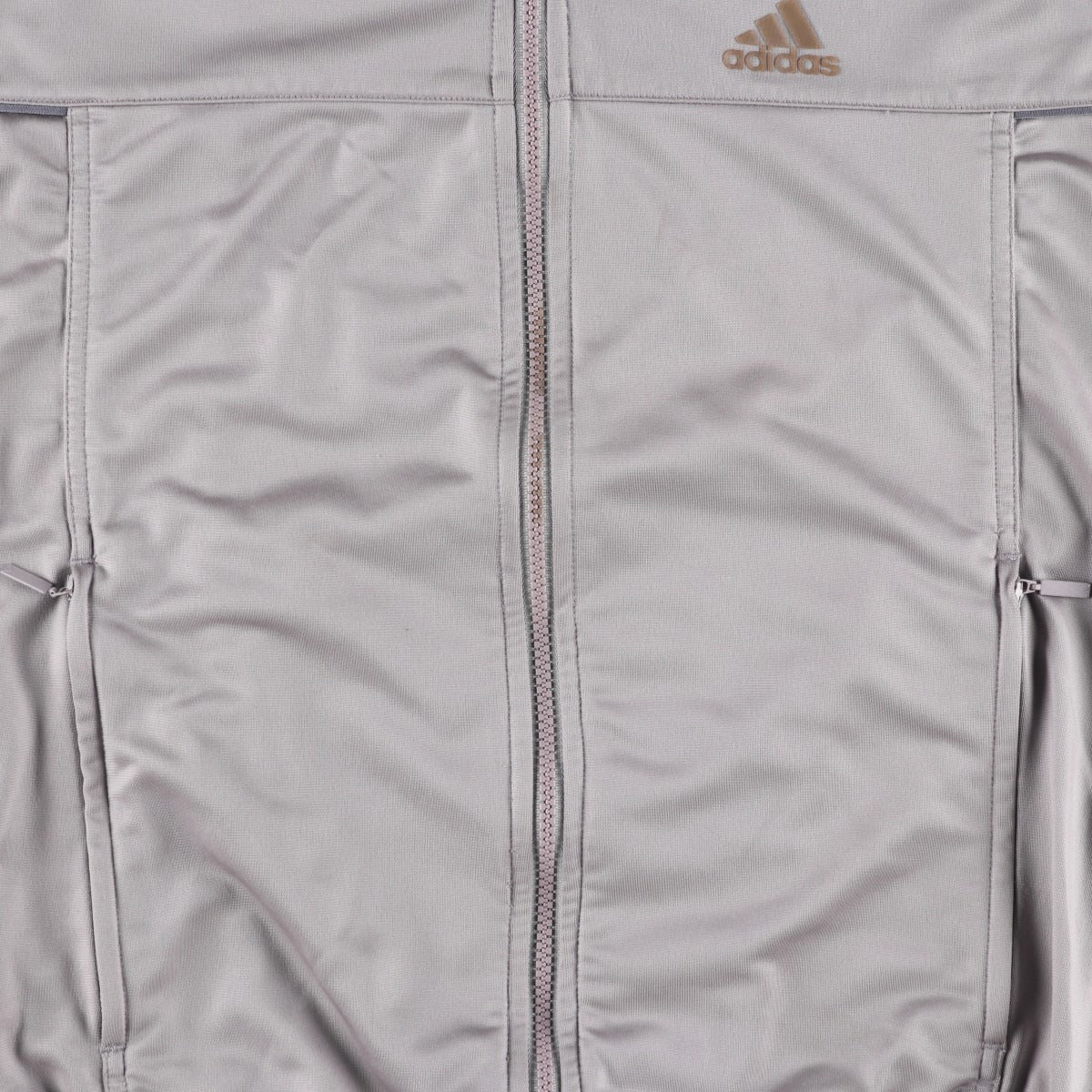 00'S adidas jersey track jacket, men's size M polyester gray type Vintage Second Hand