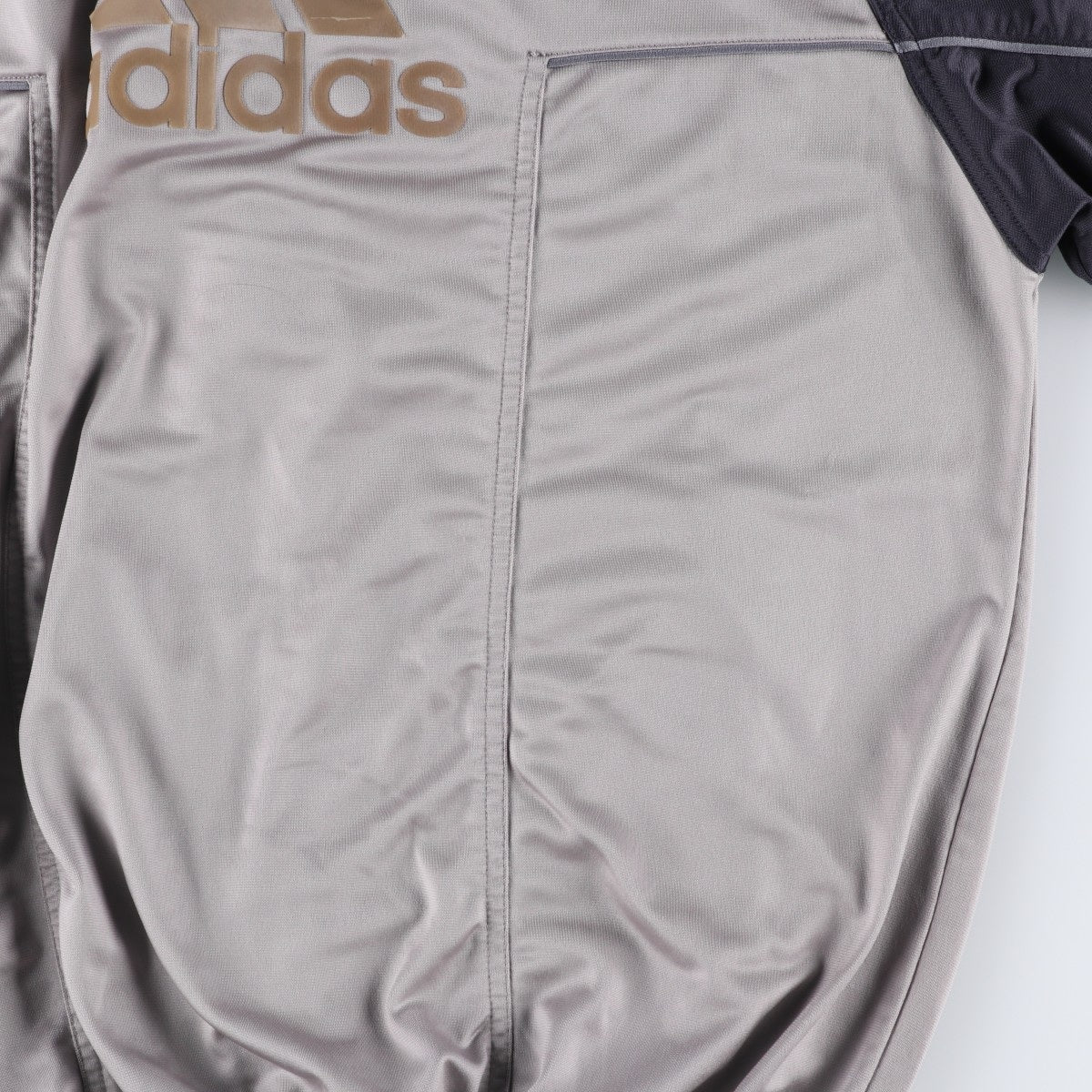 00'S adidas jersey track jacket, men's size M polyester gray type Vintage Second Hand