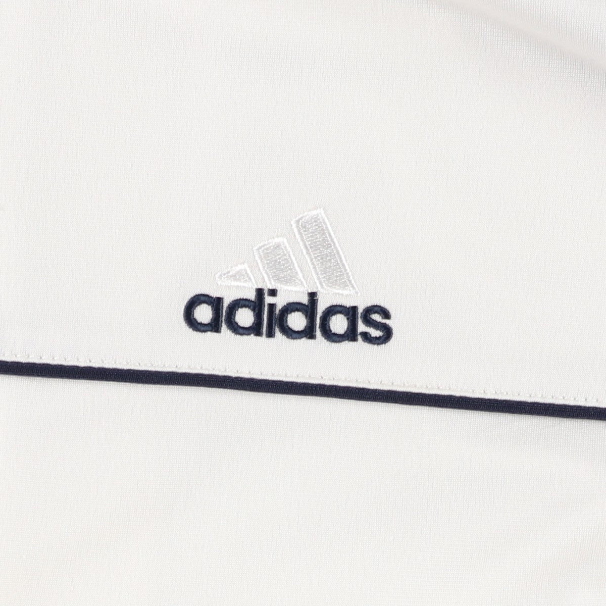 00'S adidas jersey track jacket, men's size S polyester white type Vintage Second Hand