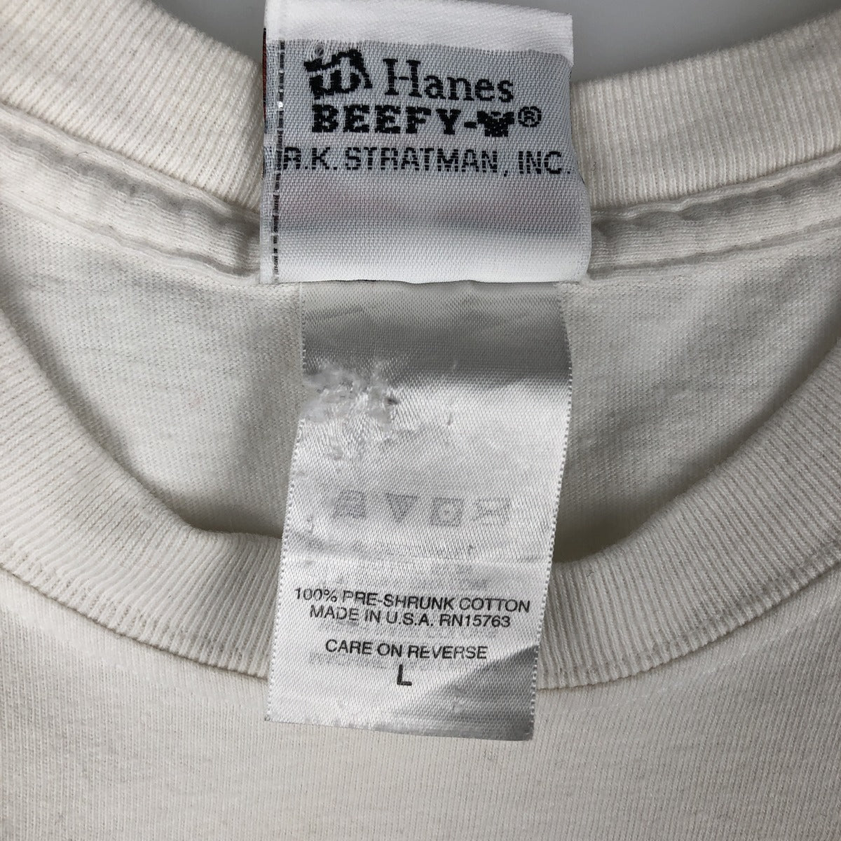 00'S Harley-Davidson Motorcycle Bike T-shirt Made in USA Men's L size cotton white type Vintage Second Hand
