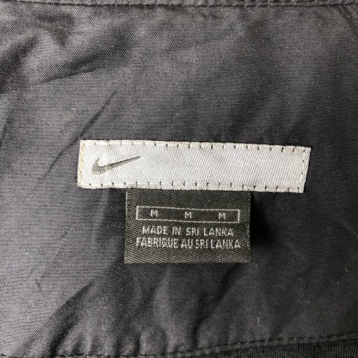 00'S Nike Nylon Jacket Men's M size Nylon black type Vintage Second Hand