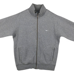00'S Nike full zip sweatshirt, men's size M cotton gray type Vintage Second Hand