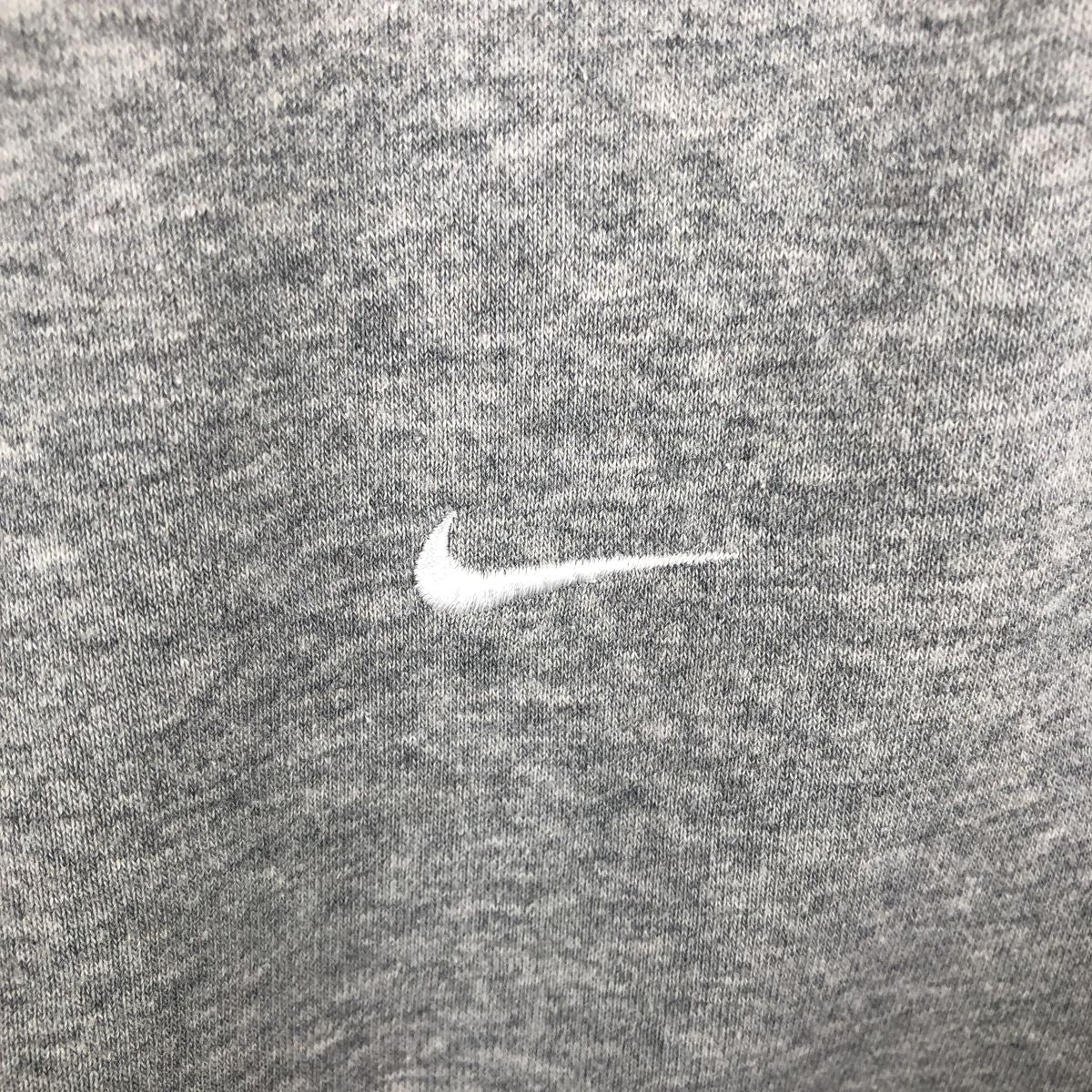 00'S Nike full zip sweatshirt, men's size M cotton gray type Vintage Second Hand