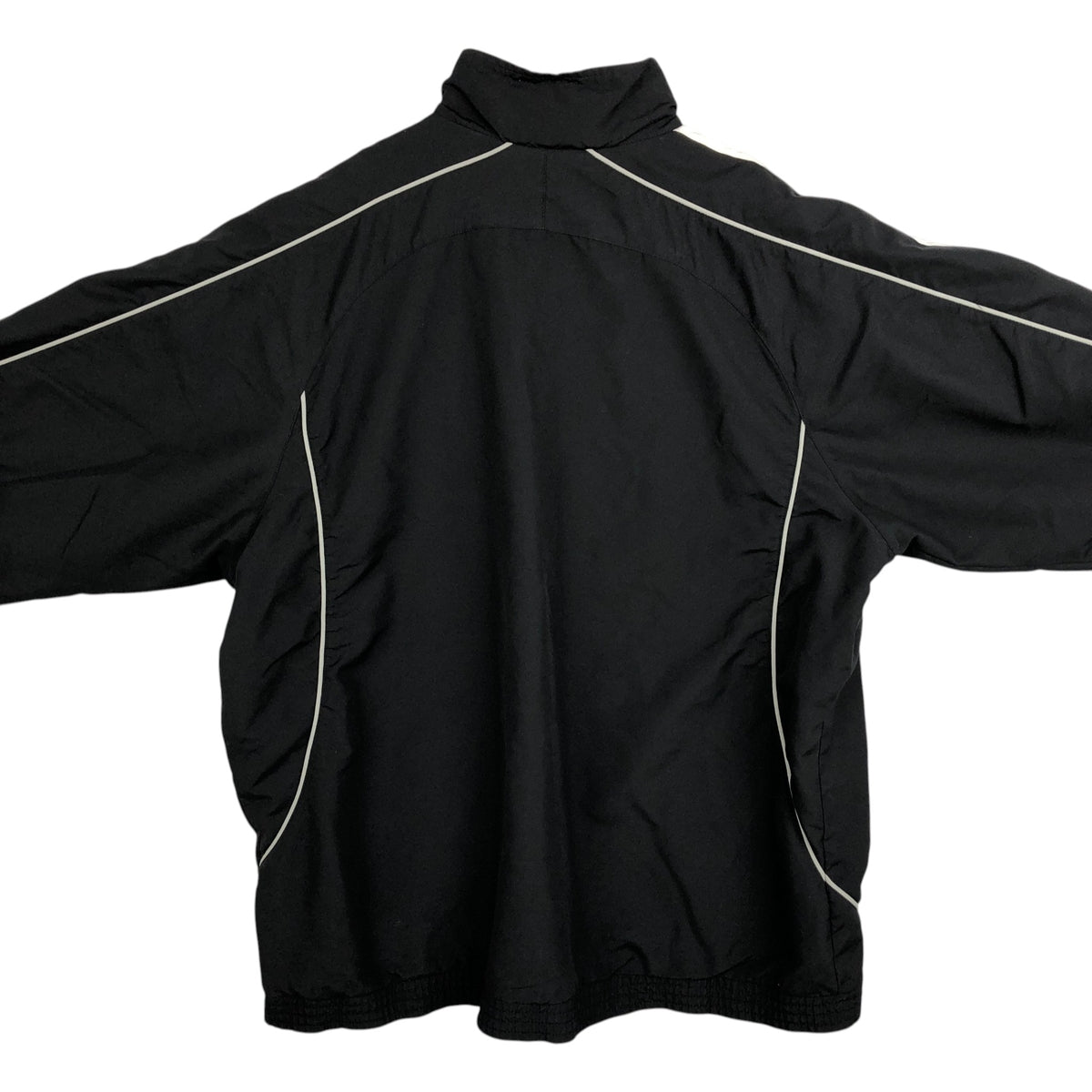 00'S adidas windbreaker, men's size L polyester black type Vintage Second Hand