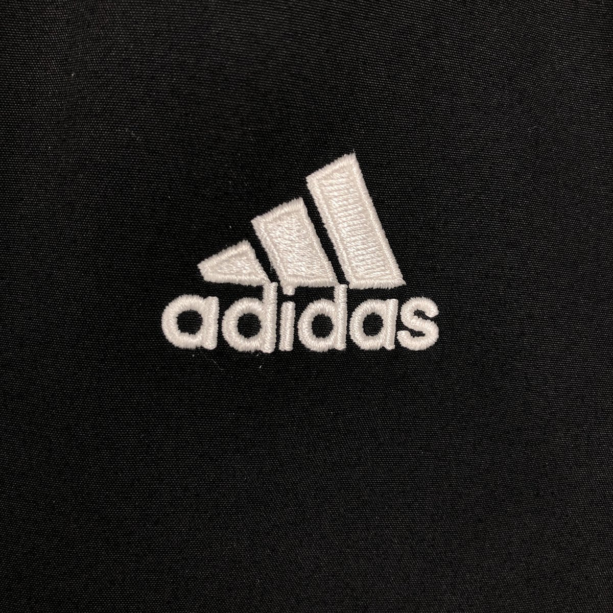 00'S adidas windbreaker, men's size L polyester black type Vintage Second Hand