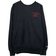 00'S Champion Premium Reverse Weave Advertising Sweatshirt Trainer Men's XL cotton black type Vintage Second Hand