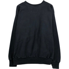 00'S Champion Premium Reverse Weave Advertising Sweatshirt Trainer Men's XL cotton black type Vintage Second Hand