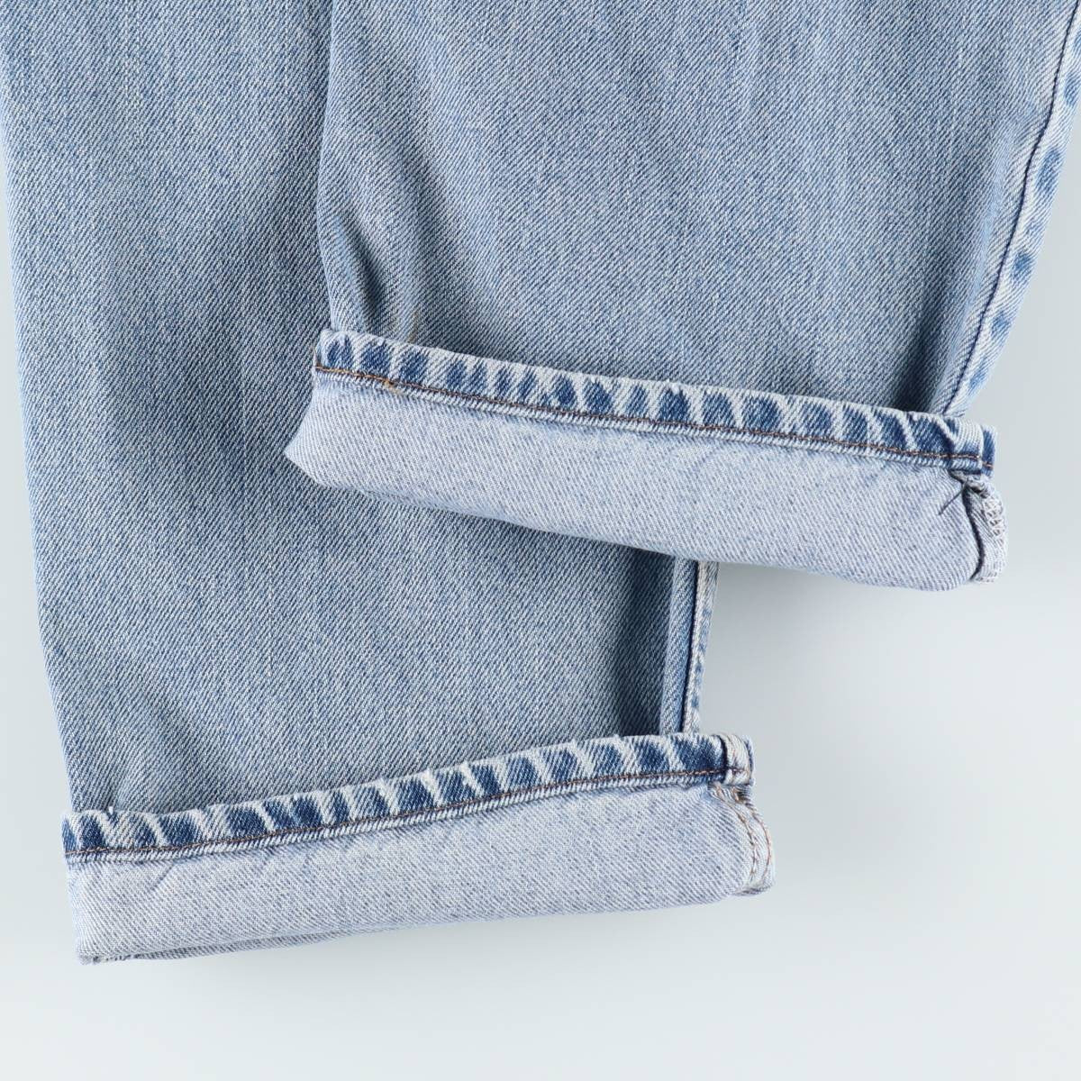 00'S Levi's 550 Relaxed Fit Tapered Denim Pants for Men, W35 cotton blue type Vintage Second Hand