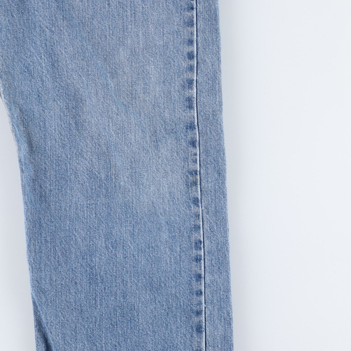 00'S Levi's 505 REGULAR FIT STRAIGHT LEG tapered denim pants made in USA, men's size w34 cotton blue type Vintage Second Hand