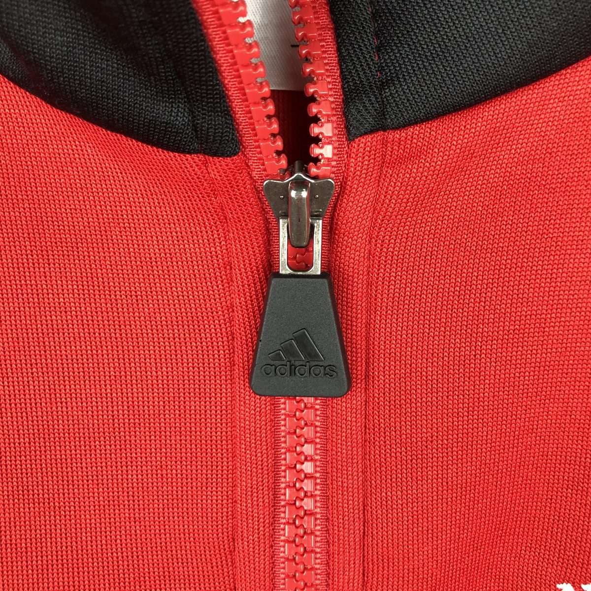 00'S adidas jersey track jacket, men's size M polyester red type Vintage Second Hand