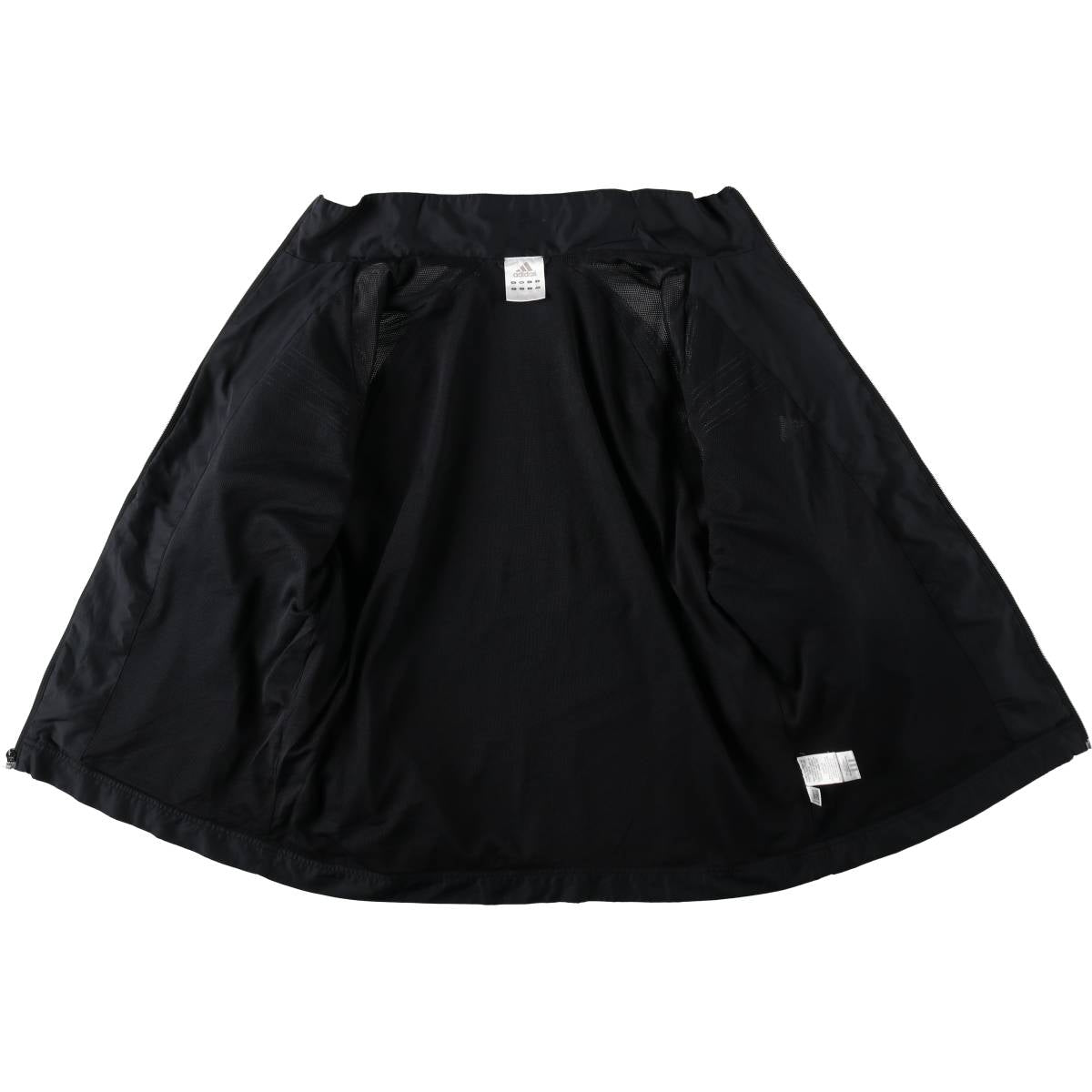 00'S adidas windbreaker, men's size L polyester black type Vintage Second Hand