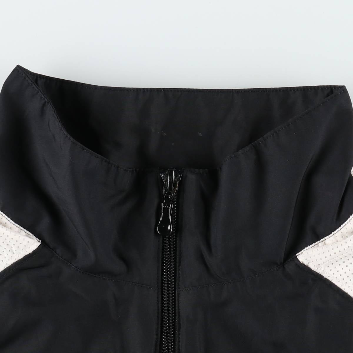00'S adidas windbreaker, men's size L polyester black type Vintage Second Hand