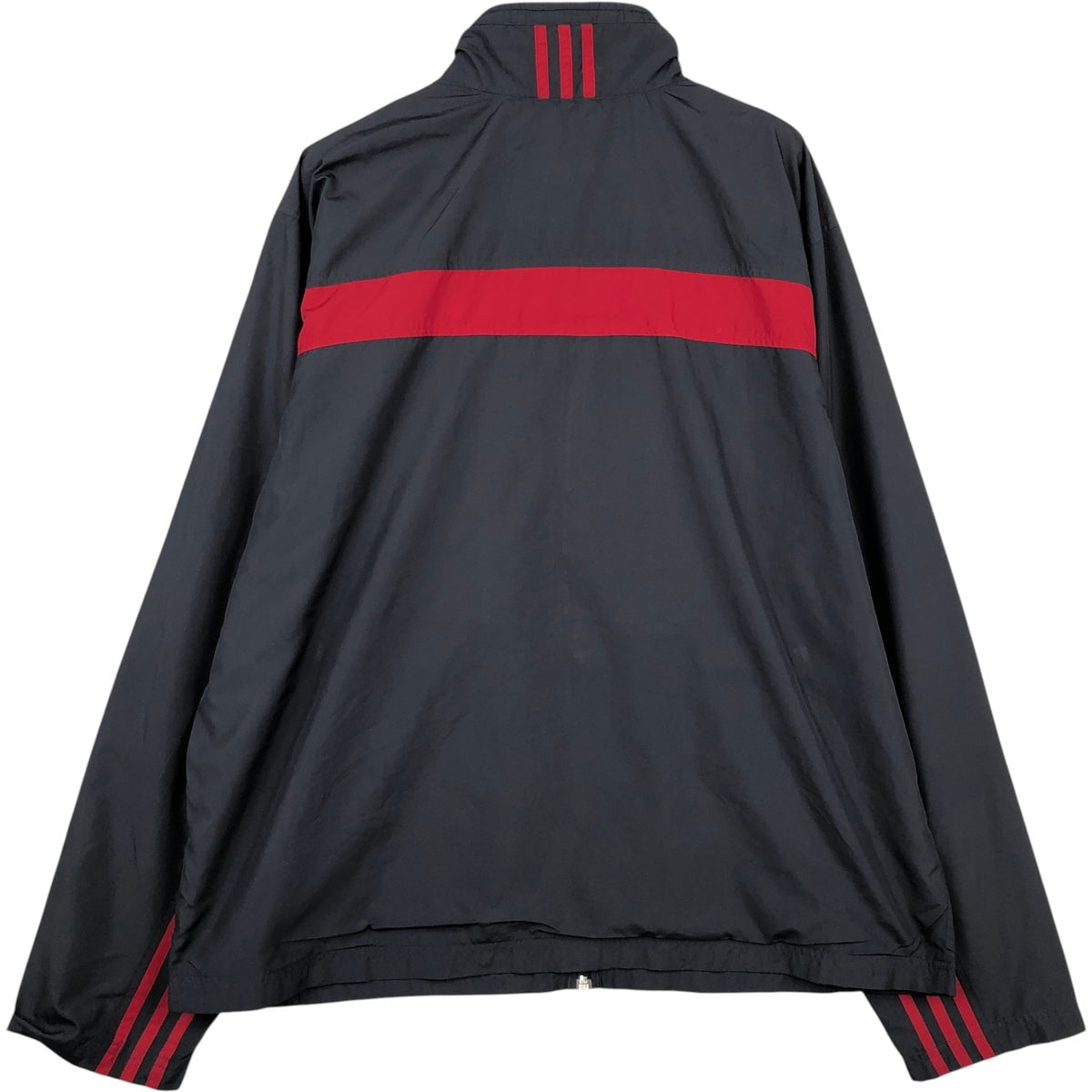 00'S adidas windbreaker, men's size L polyester black type Vintage Second Hand