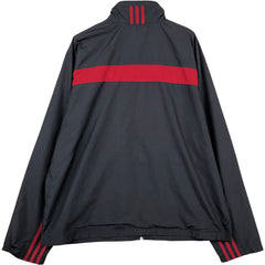 00'S adidas windbreaker, men's size L polyester black type Vintage Second Hand