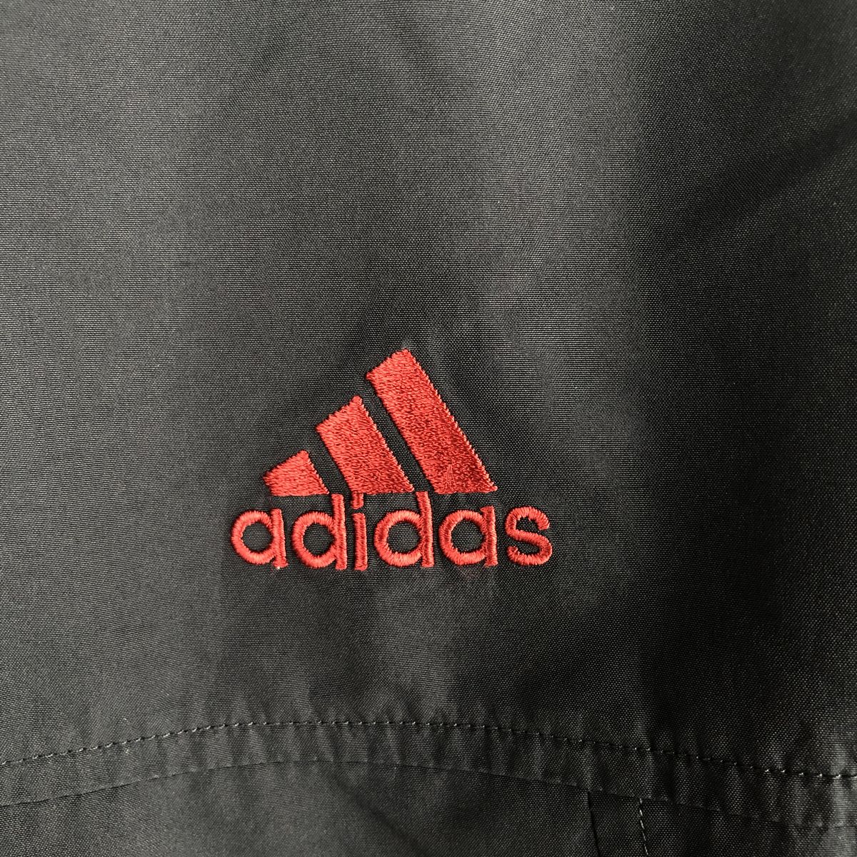 00'S adidas windbreaker, men's size L polyester black type Vintage Second Hand