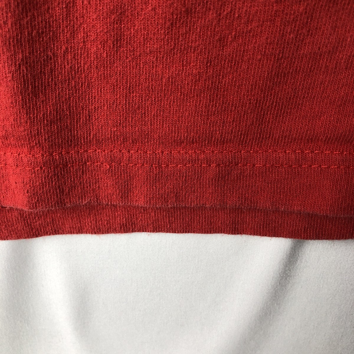 00'S Nike logo print T-shirt, men's size M cotton red type Vintage Second Hand