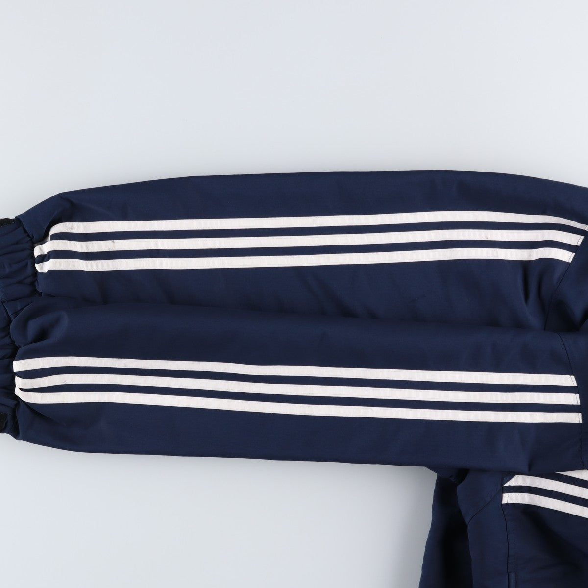 00'S adidas windbreaker, men's size L polyester navy blue type Vintage Second Hand